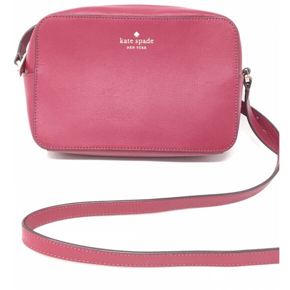 Kate Spade New York Harper Berry Leather Crossbody Purse Handbag WKR00062 - Picture 2 of 6